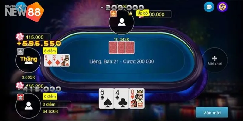 Khám Phá Sức Hấp Dẫn Độc Đáo Của Game Bài Liêng Tại New88
