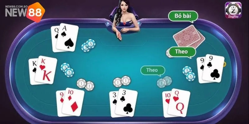 Hướng dẫn tham gia bàn chơi Poker Texas trên New88